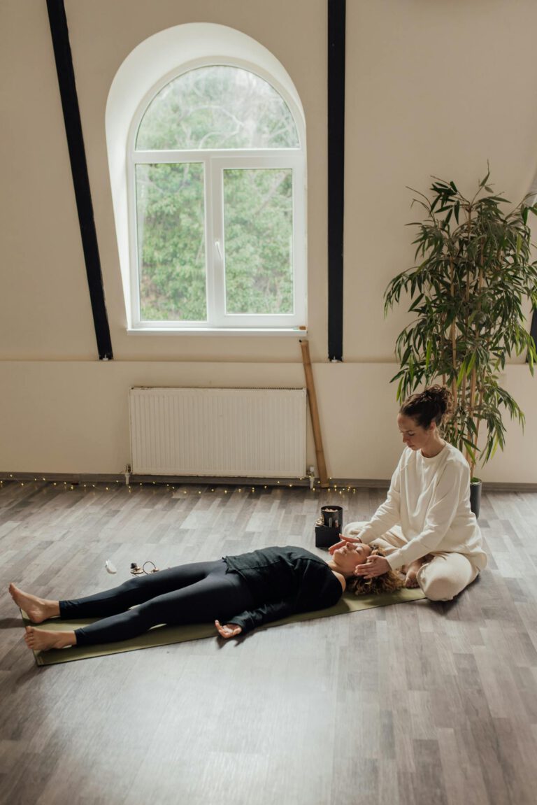 Women Meditating Together